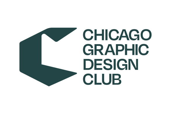 Logo of the Chicago Graphic Design Club with a stylized letter C and the club's name
