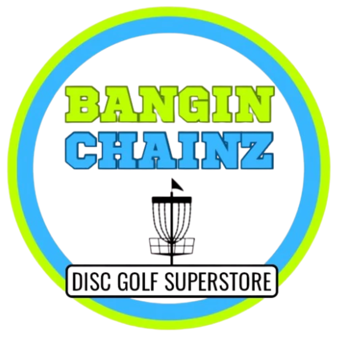 The logo for the disc golf store Bangin Chainz