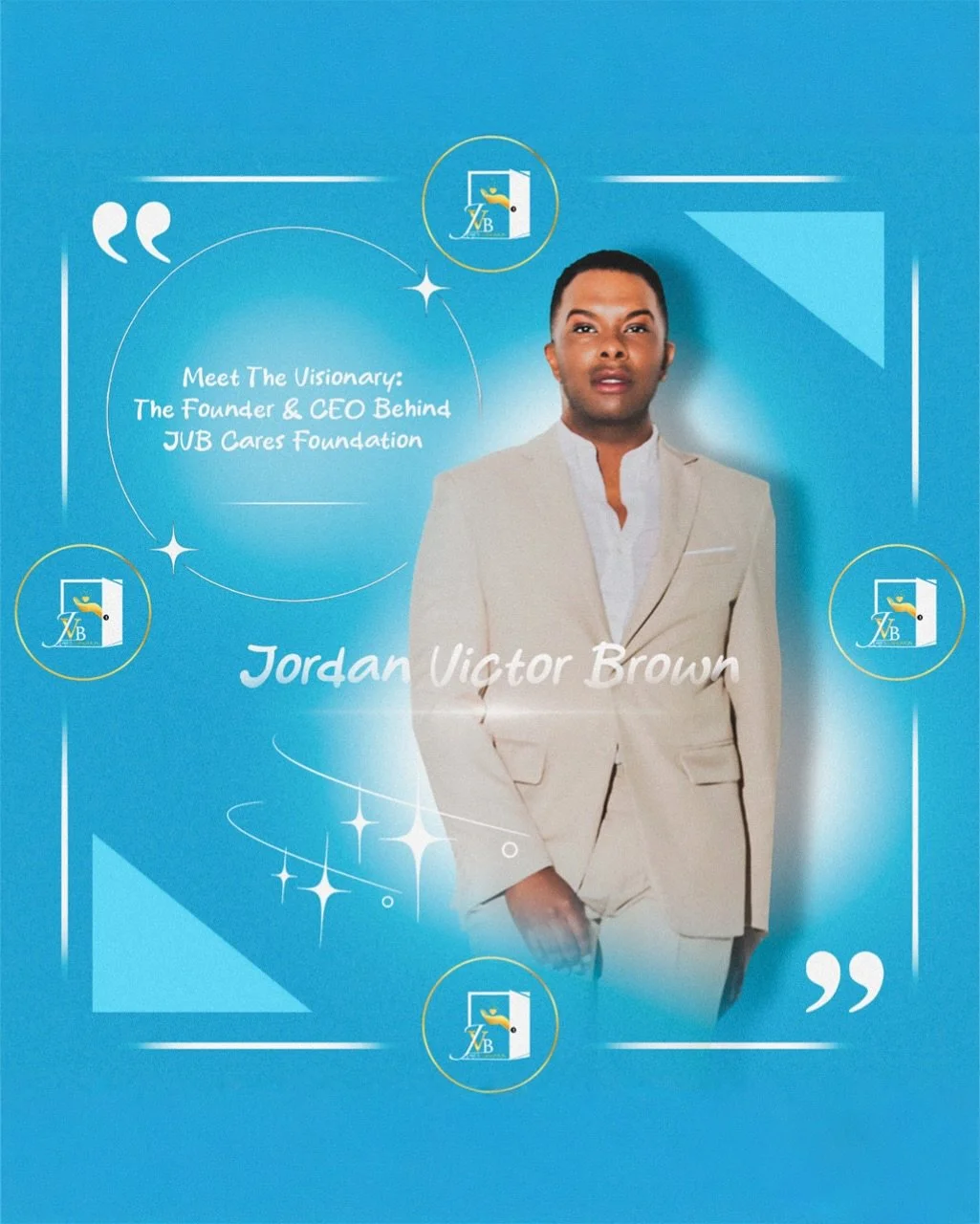 Behind every mission is a team driven by purpose—and the JVB Cares Foundation is no exception. Founded by Jordan Victor Brown over two years ago, the foundation was born from a deep desire to create safe spaces for children to feel seen, suppor