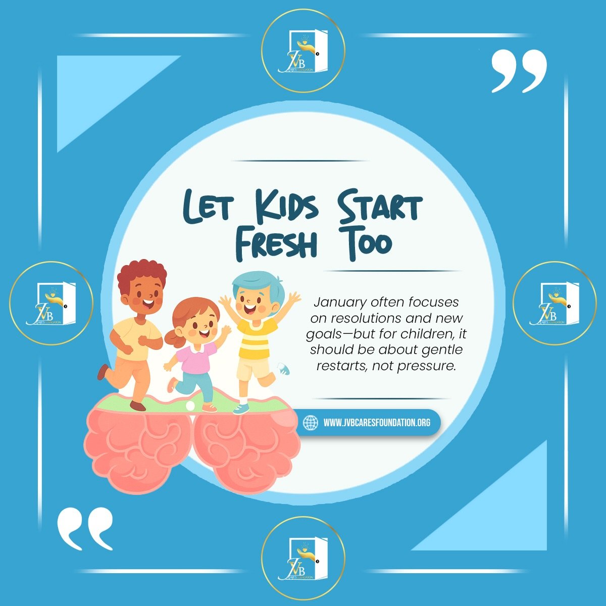 Happy New Year From JVB Cares Foundation! Remember, Kids/Children Get To Start Fresh Too 🩵🫶🏼

#JVBCares #JVBCaresFoundation #HappyNewYear #MentalHealth #Kids
