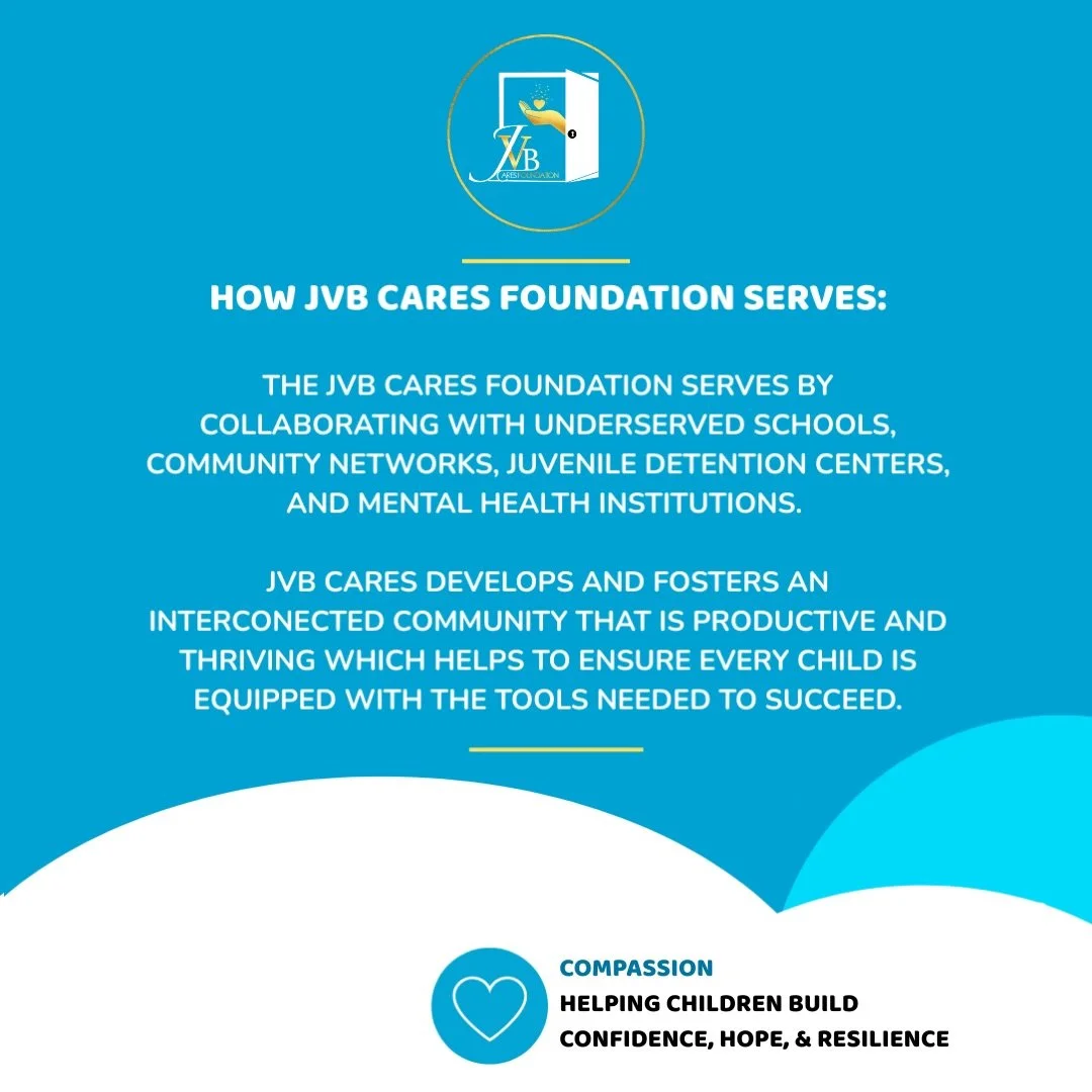 www.JVBCaresFoundation.org 

#JVBCaresFoundation #JVBCares #MentalHealth #Children #Future