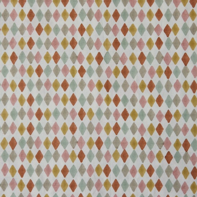 Diamonds Multi Colour Pastel on Ivory (Archiving Soon)
