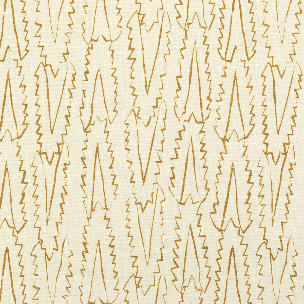 Serrata Dual Use Printed Linen Oyster/Old Gold