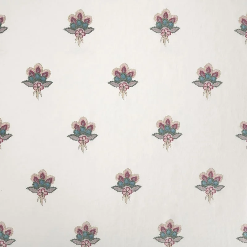 Balazuc Trefoil Linen | Ivory