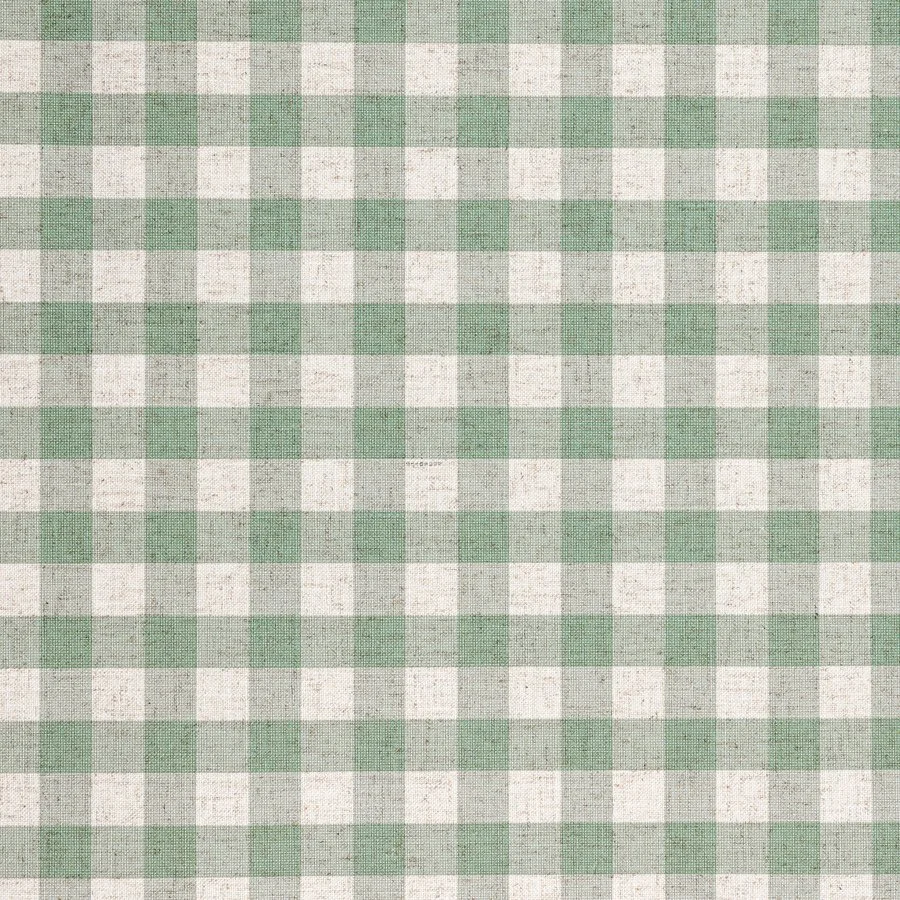 Linen Check | Forest Green