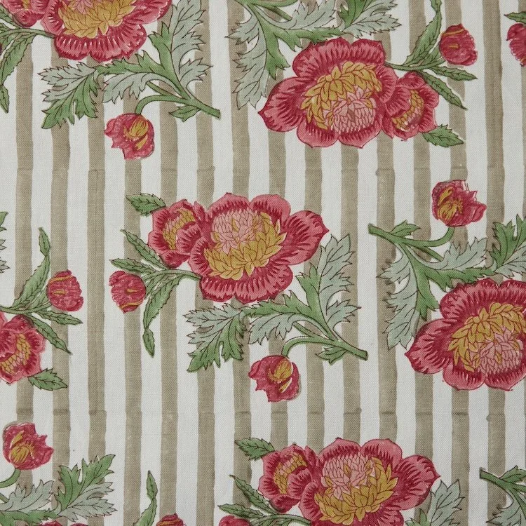 Madeleines Rose | Oyster Stripe on Ivory