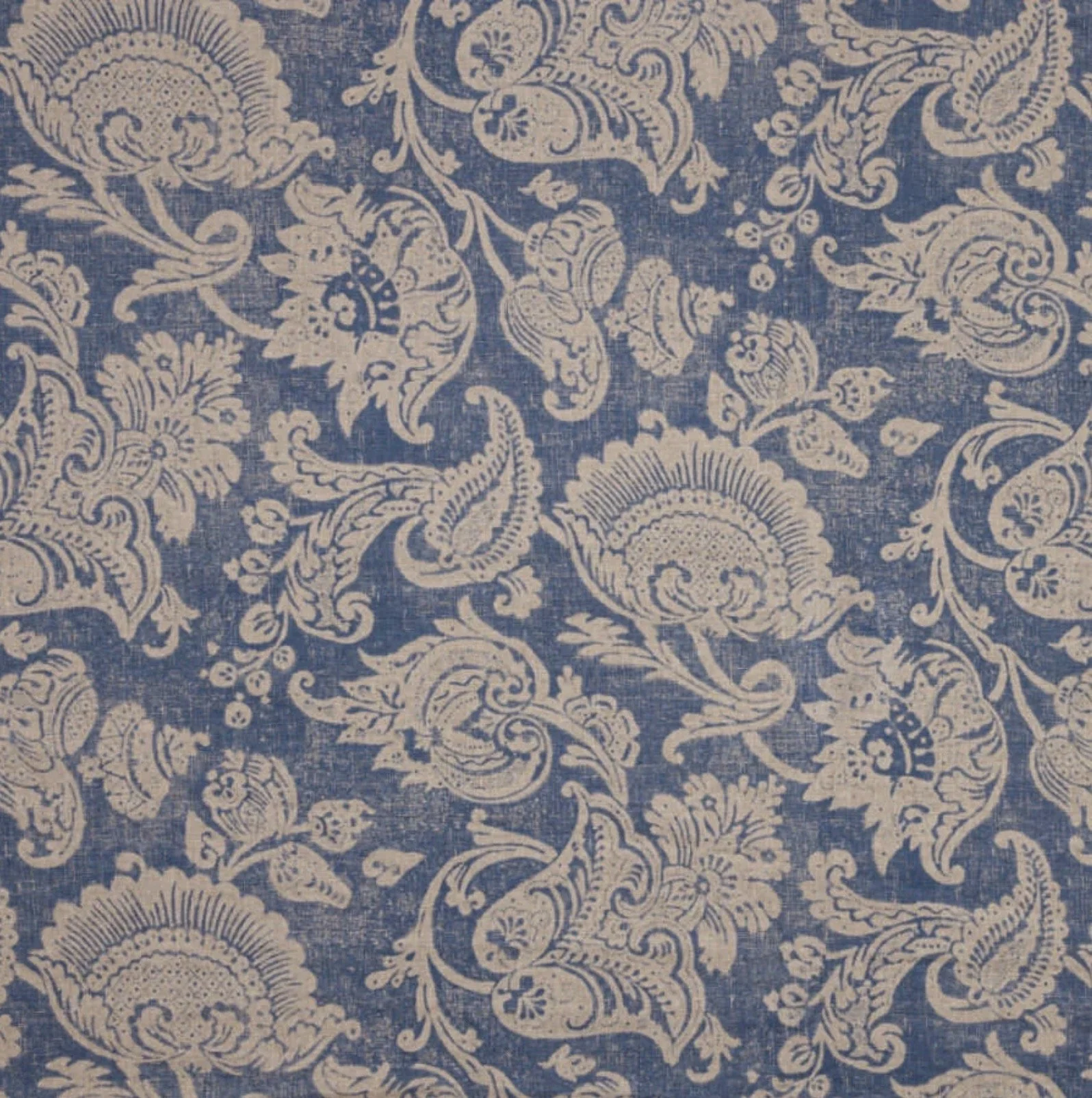 Hattingley Linen | Indigo On Natural