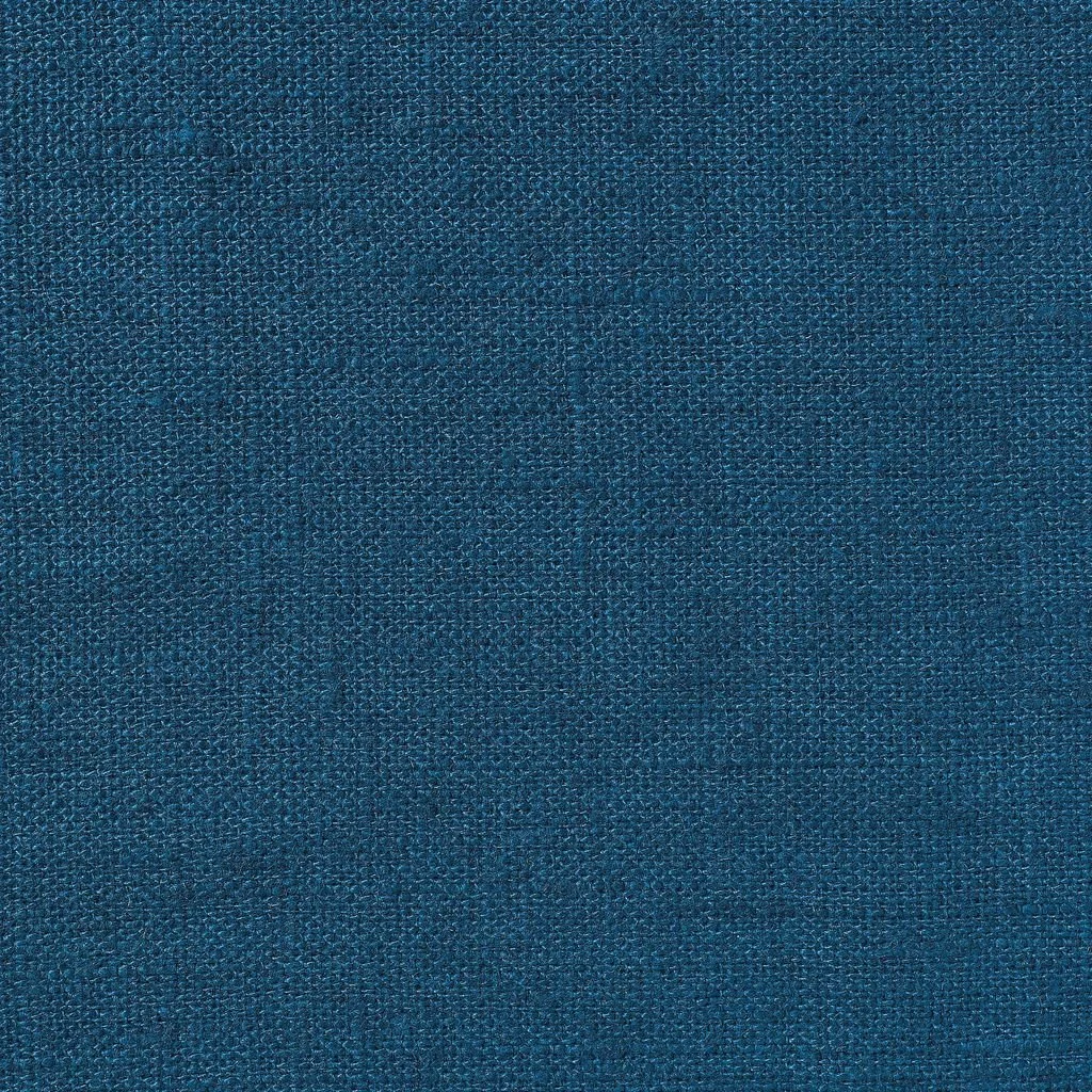 Light Weight Plain Linen Prussian Blue