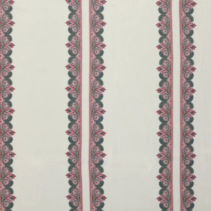 Balazuc Morocco Marchprint Linen | Ivory