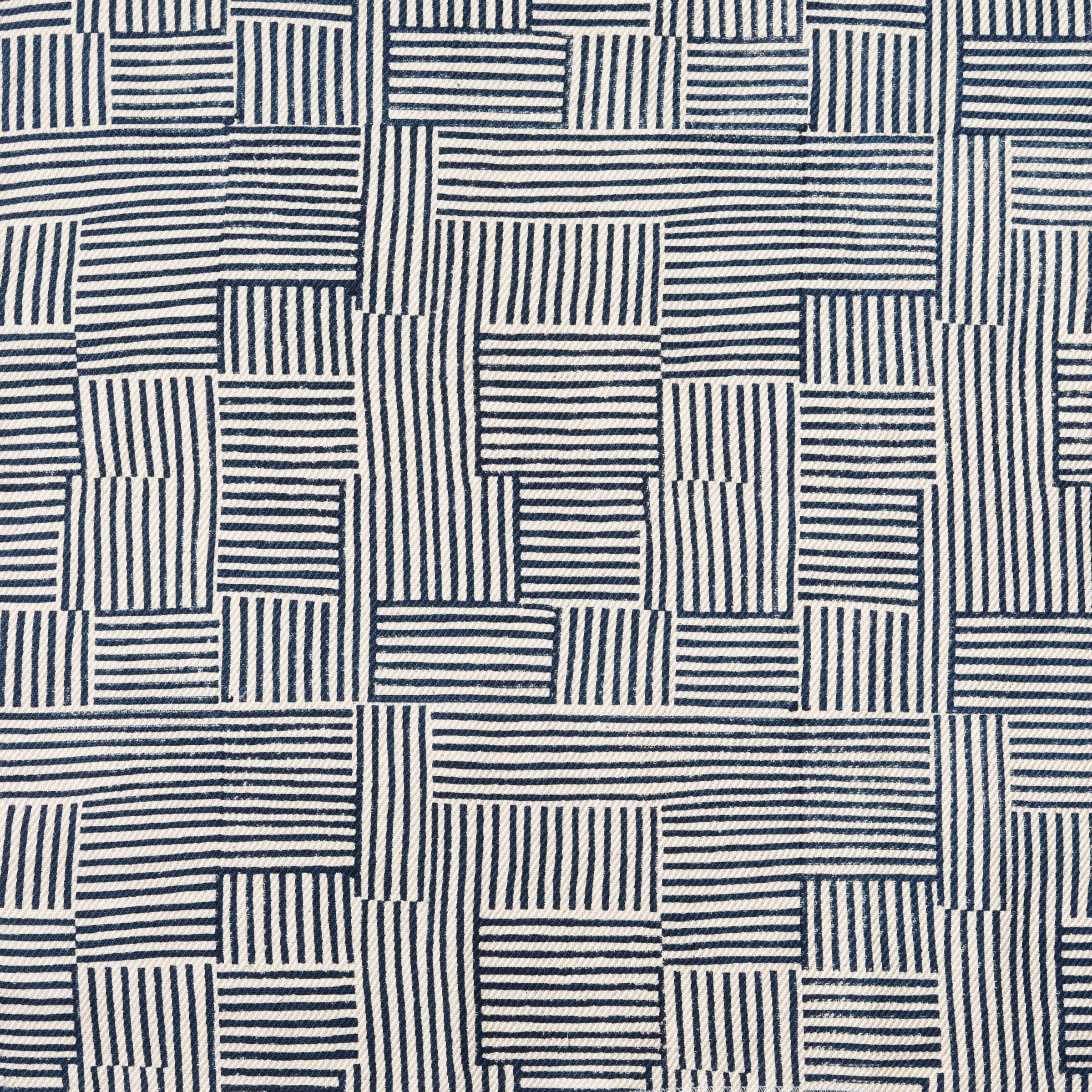 Patchwork | Indigo on Natural Twill