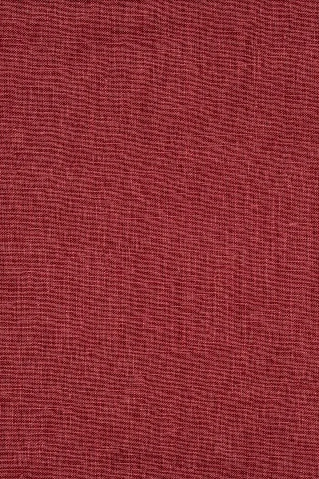 Light Weight Plain Linen Anniversary Volga Red