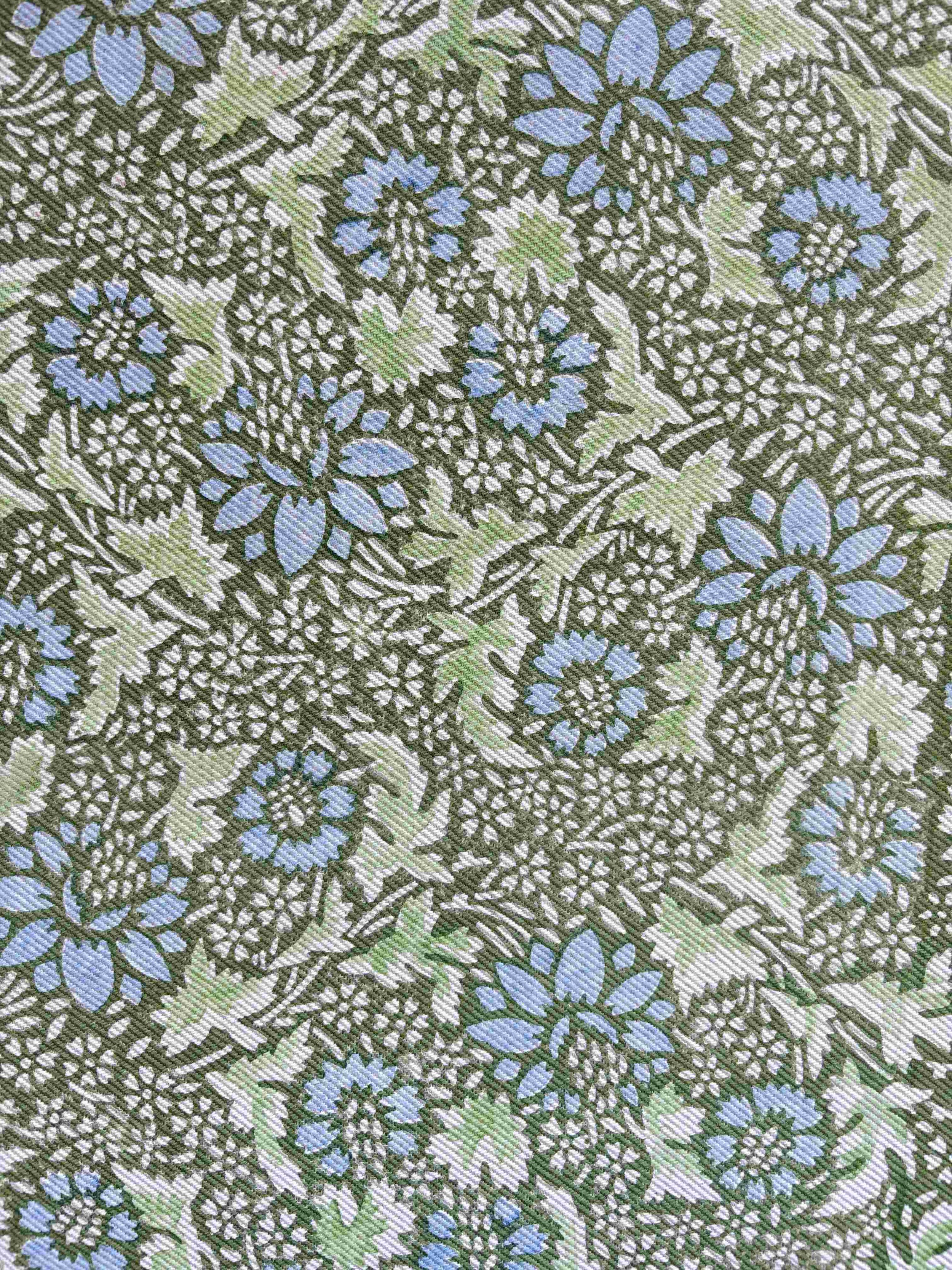 Marigold | Deep Green/Blue On Twill