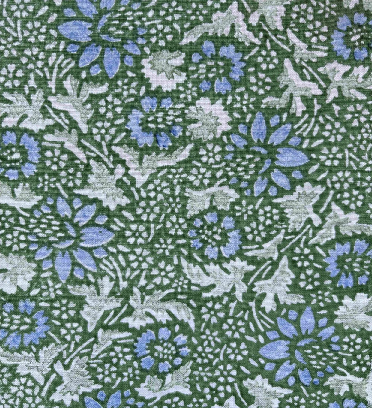 Marigold | Fresh Green/Blue On Ivory