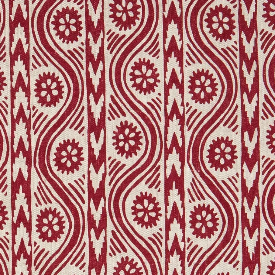Ruslan Dual Use Printed Linen Red/Natural