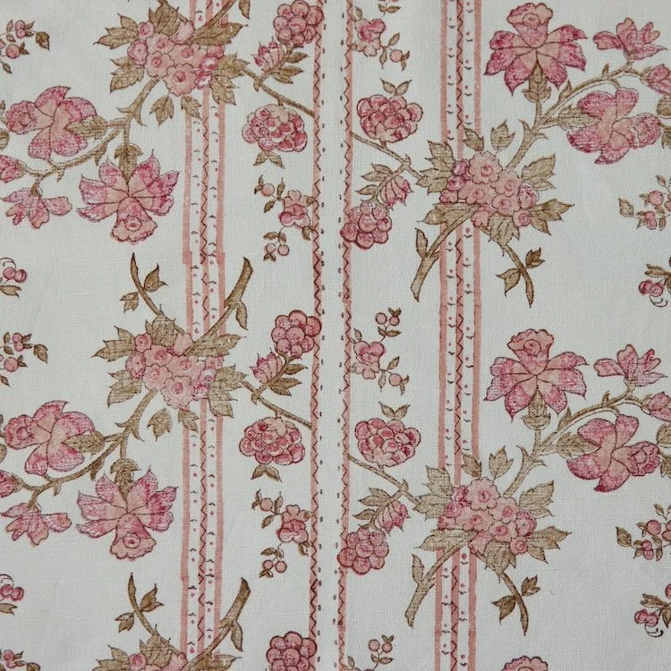 Trumpet Flower | Pink on Ivory (Archiving Soon)