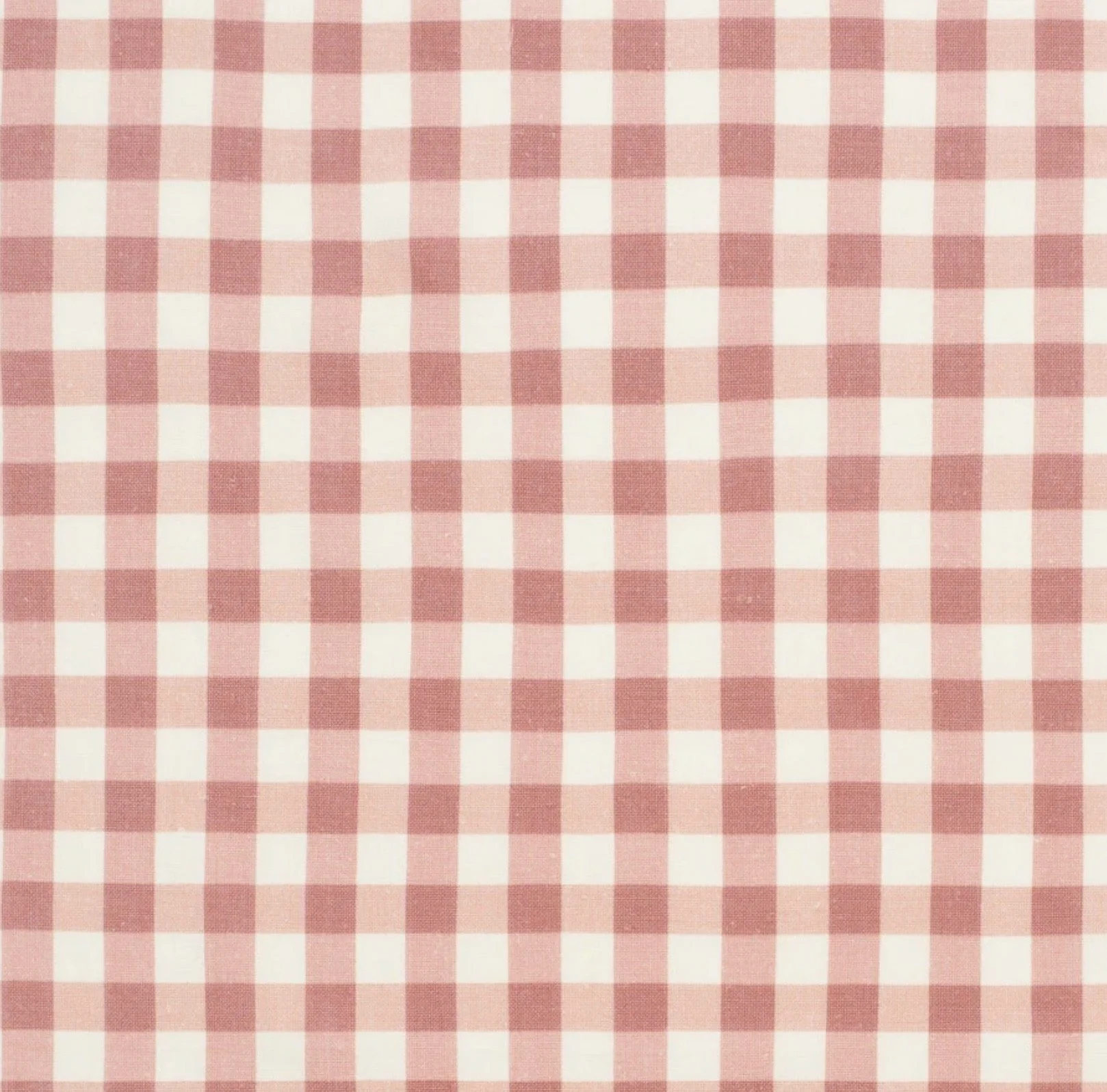 Vintage Check Linen | Raspberry
