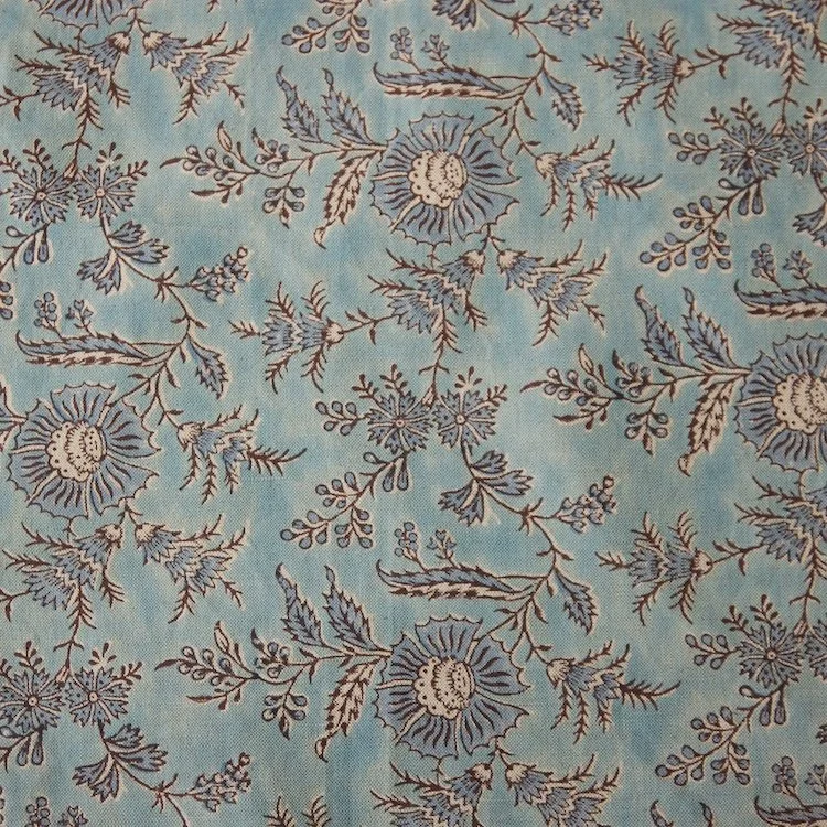 Bali Flower | Indigo on Natural