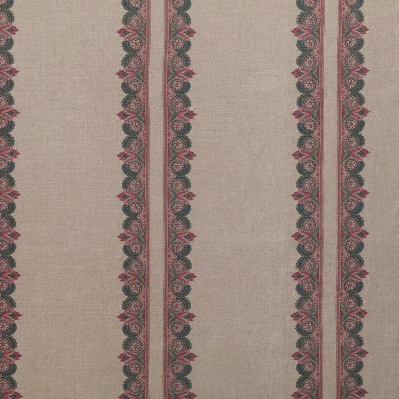 Balazuc Morocco Marchprint Linen | Natural