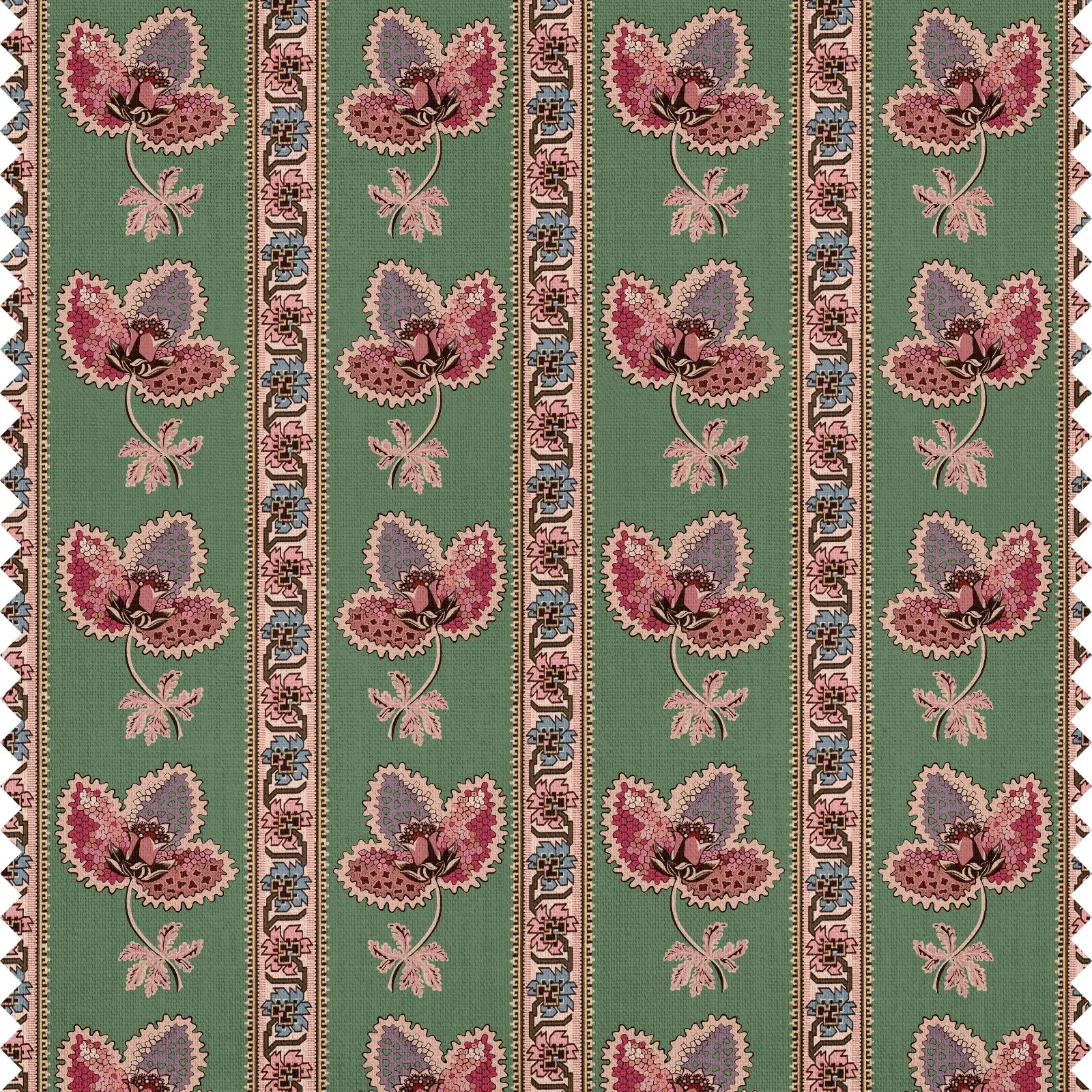 Serafina Stripe | Orchard Green