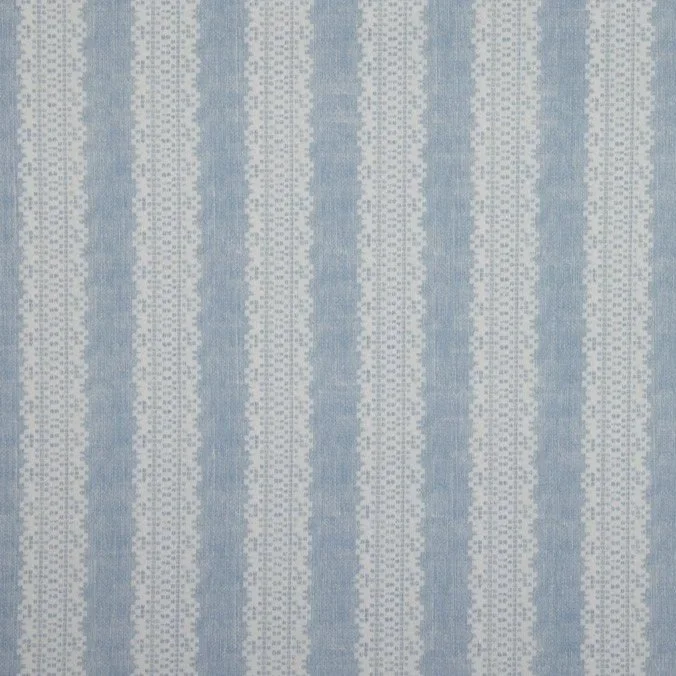 Floral pattern fabric with peacocks, flowers, and leaves in pastel colors