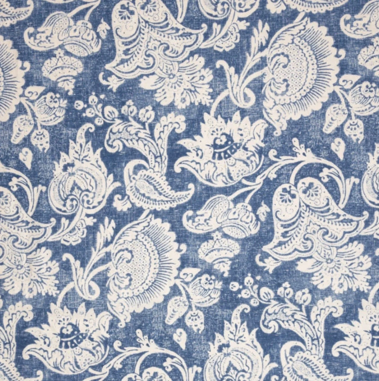 Hattingley Linen | Indigo On Ivory