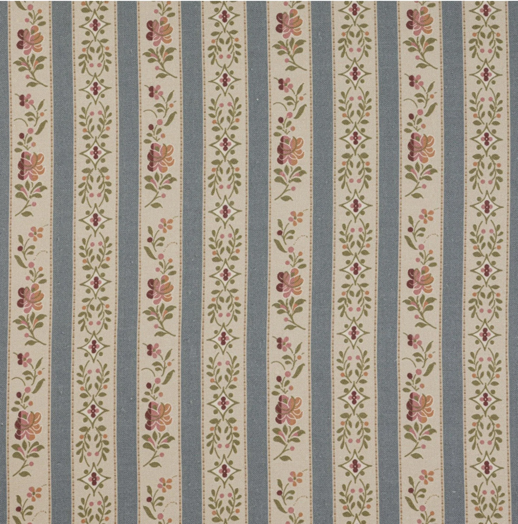 Beauclerc Stripe Narrow Linen | Wedgewood