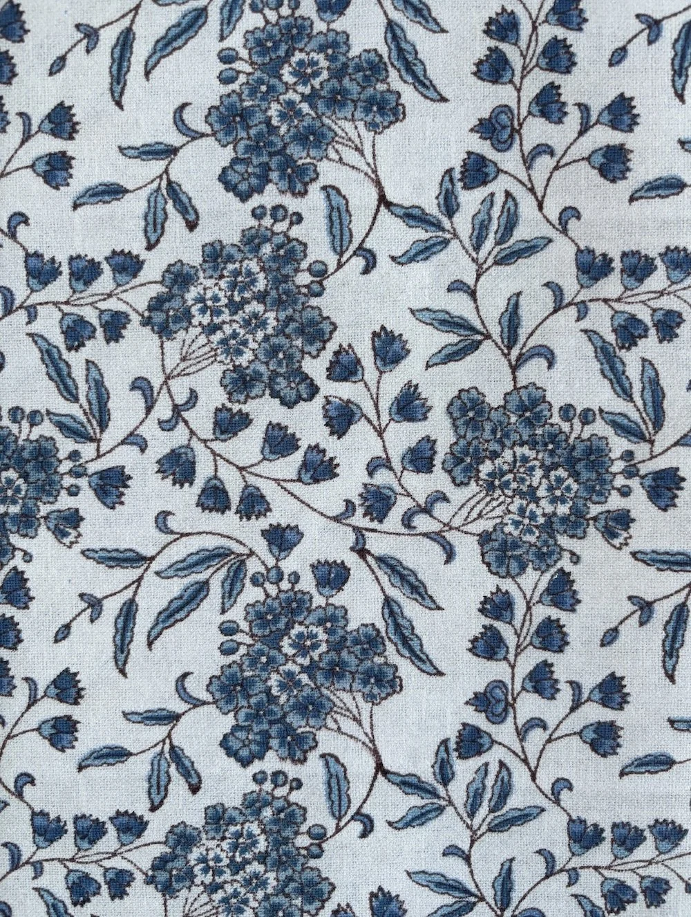 Cherry Blossom | Indigo on Ivory