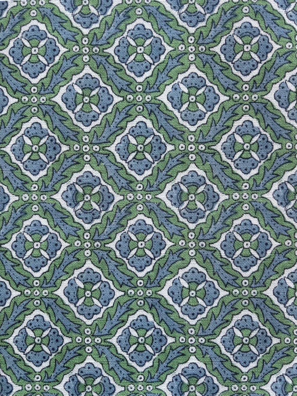 Istanbul | Sky/Green on Ivory