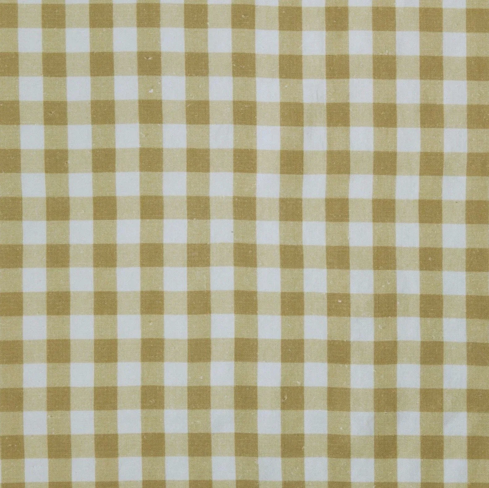 Vintage Check Linen | Mustard