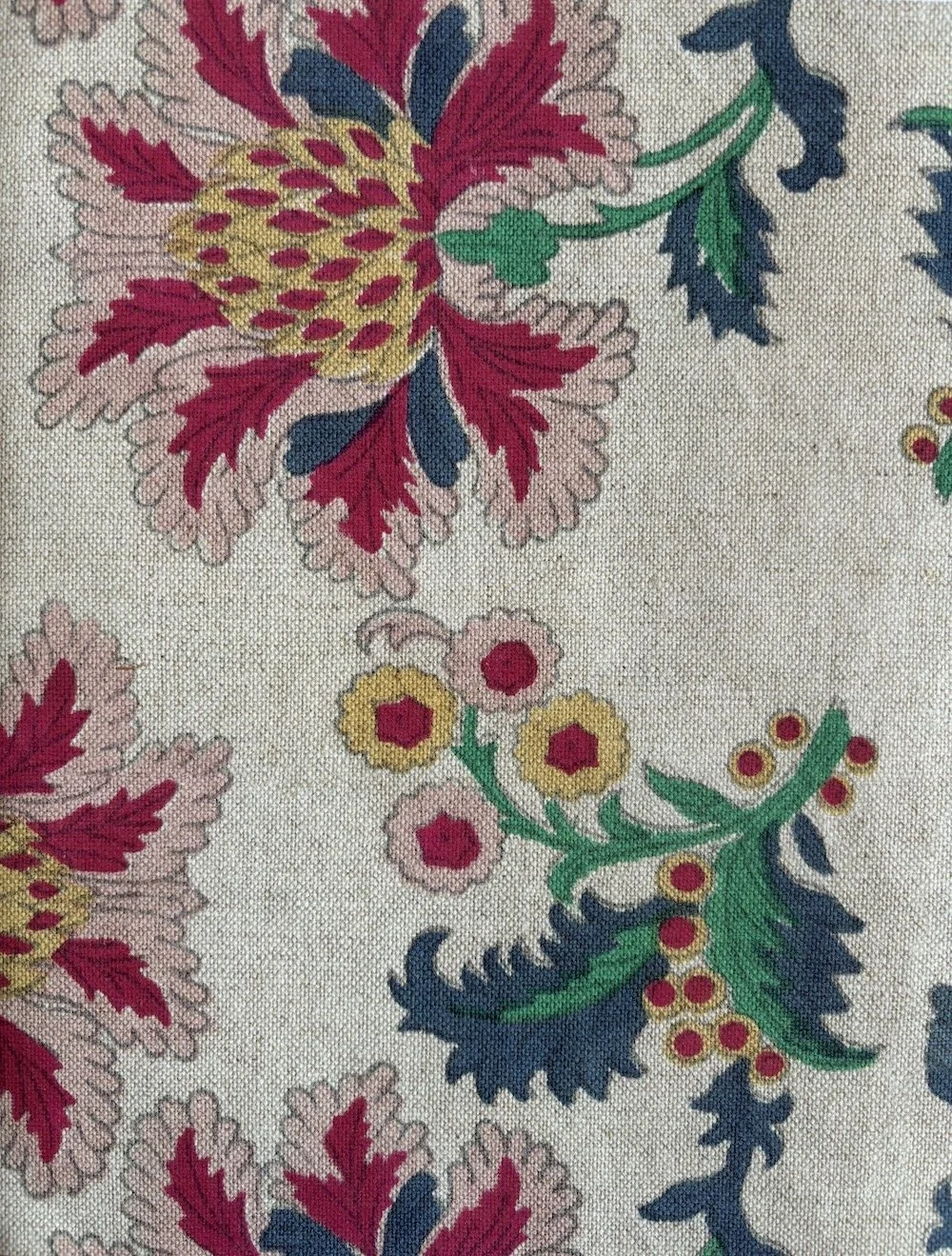 French Floral | Multi Colour on Natural