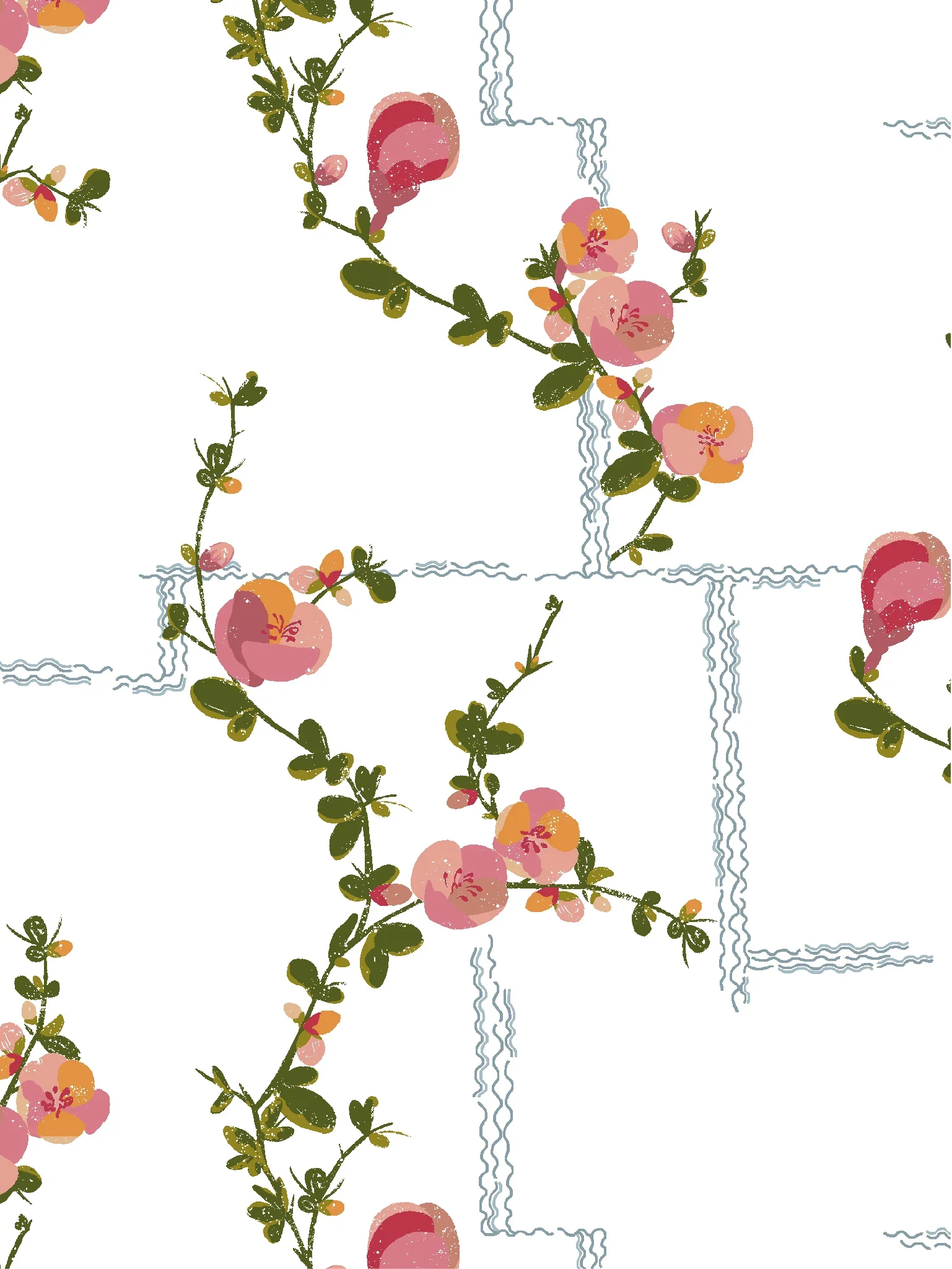 Coco | Pink on White