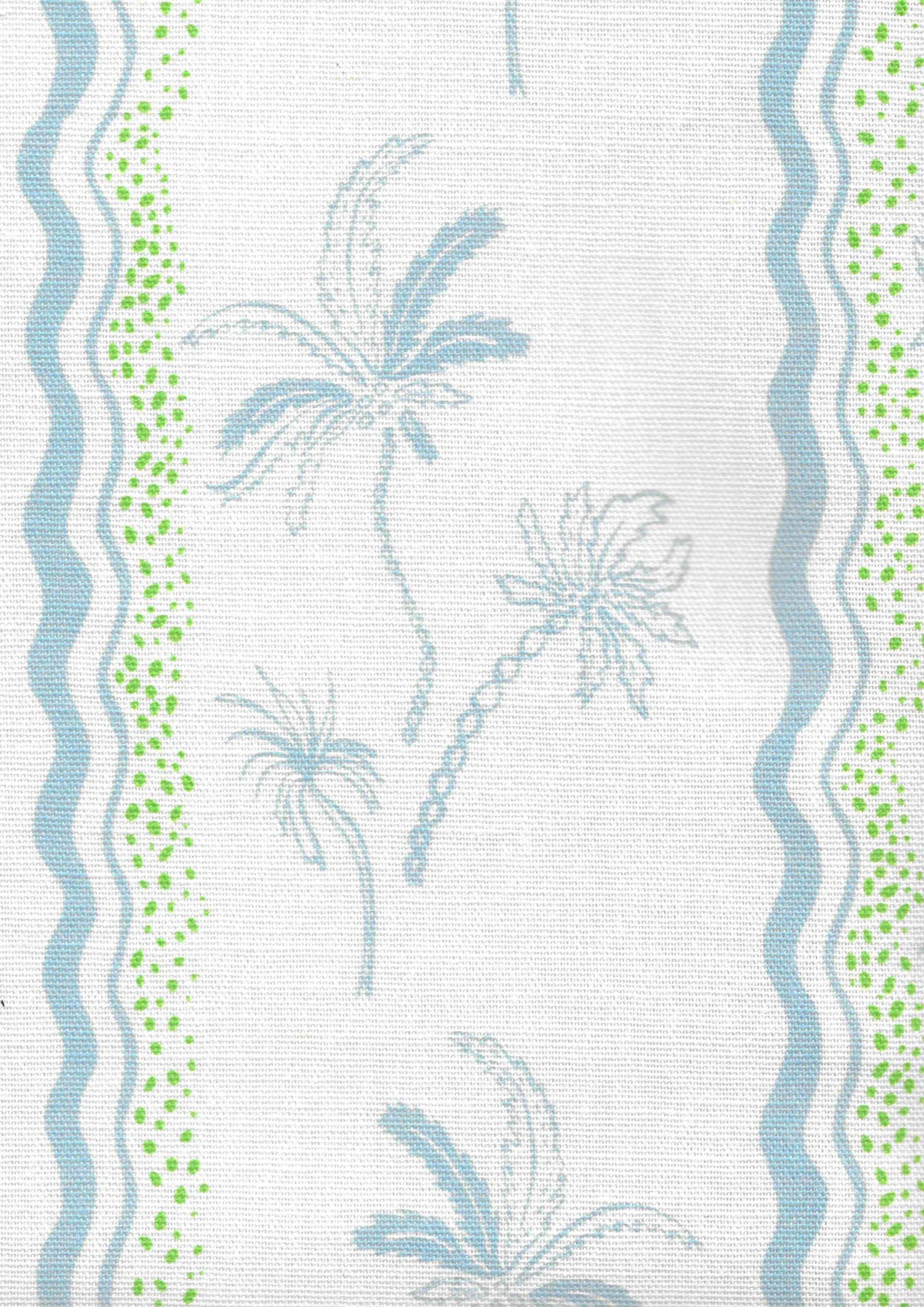 Little Palm | Cloudy Blue & Lawn