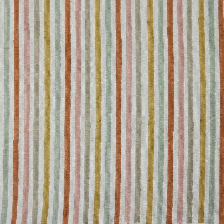 Candy Stripe | Multi colour Pastel on Ivory