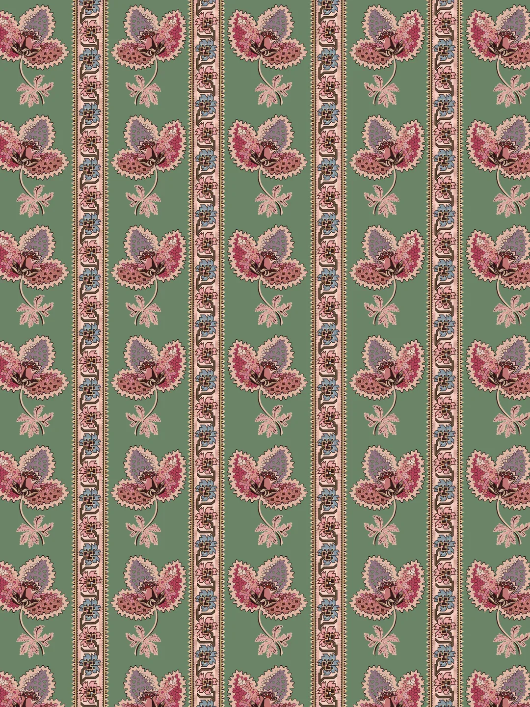 Serafina Stripe | Orchard Green