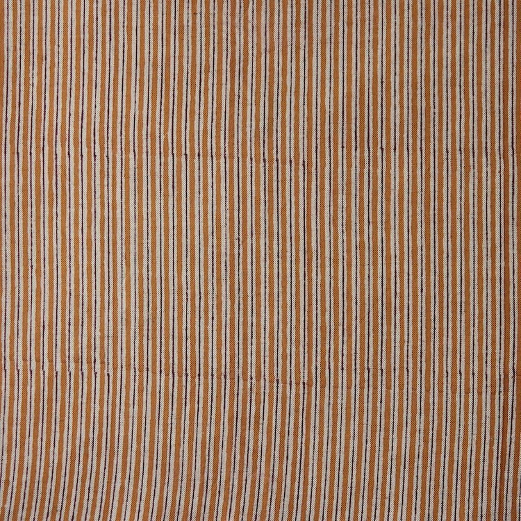Double Stripe | Saffron/Aubergine on Natural