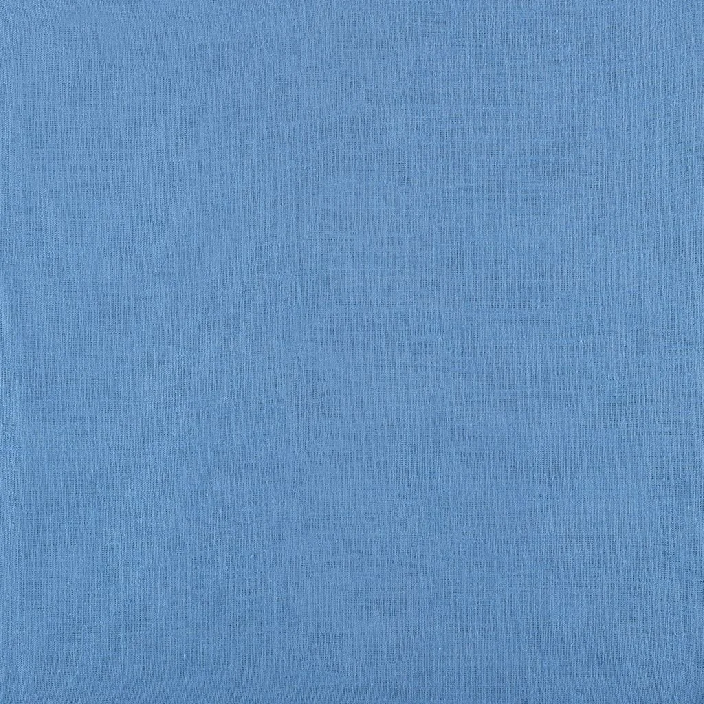 Light Weight Plain Linen Cornflower Blue