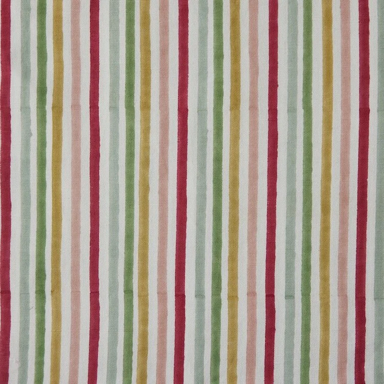 Candy Stripe | Multi Colour Carnival on Ivory