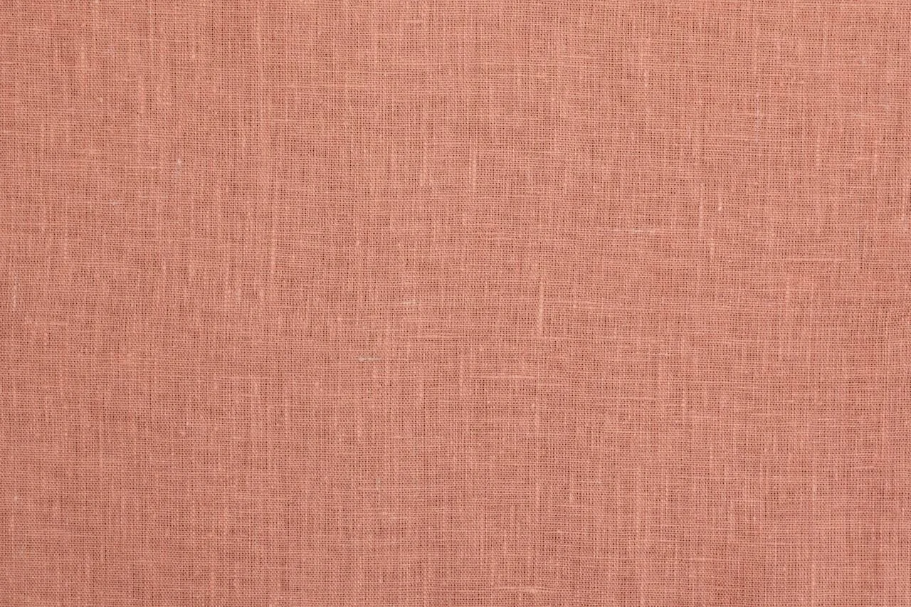 Light Weight Plain Linen Sirin Terracotta