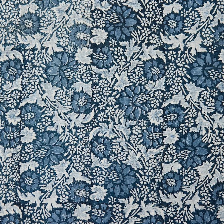 Marigold | Indigo on Ivory