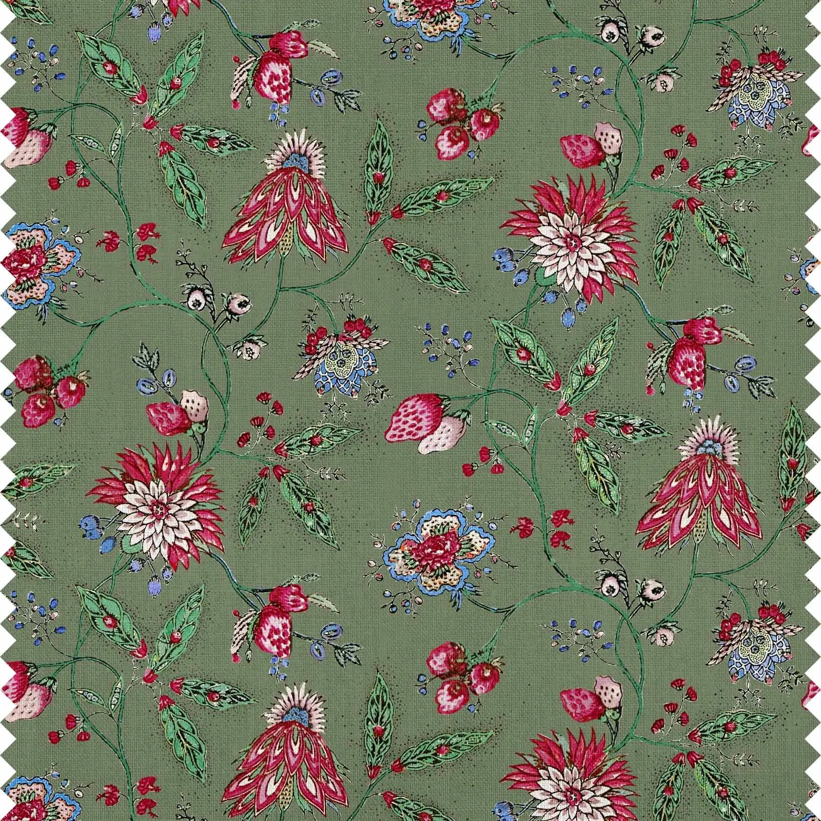 Amalita Floral | Moss Green