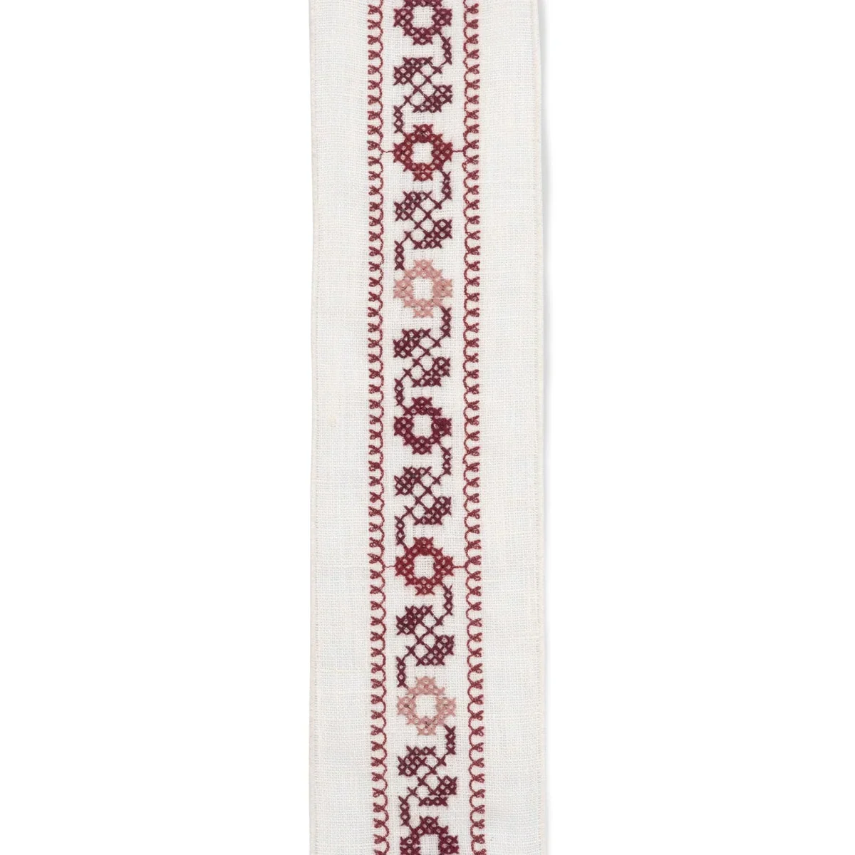 Volga x Tess Newall | Vine Cross Stitch Braid in Poppy