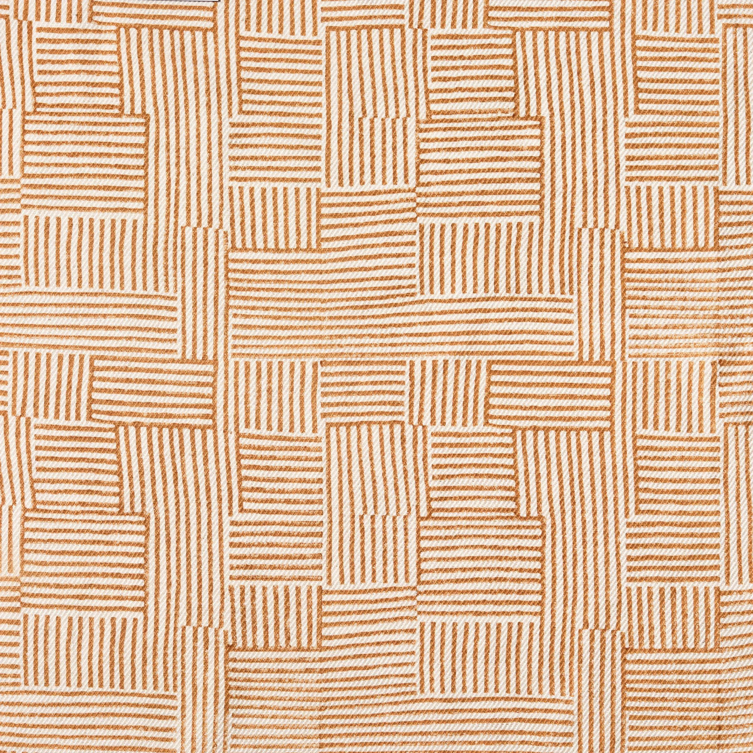 Patchwork | Ochre on Natural Twill