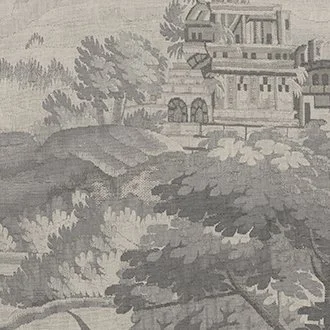 Frampton Verdure | Parchment (Grasscloth)