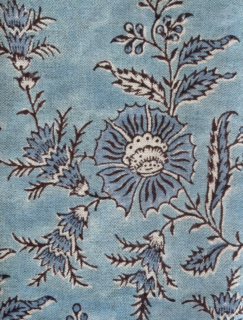 Bali Flower | Indigo on Natural