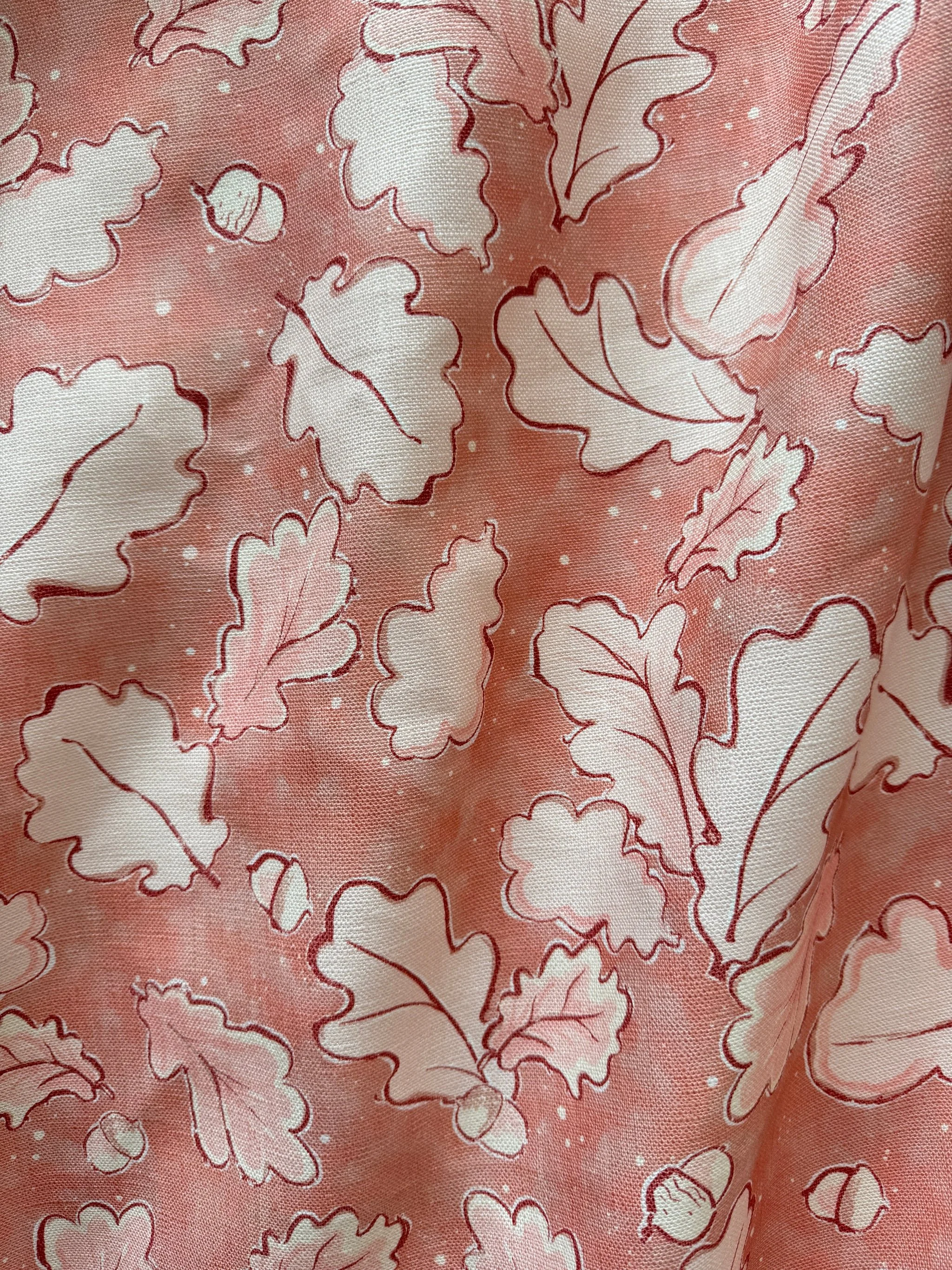 Grace | Pink Linen Fabric