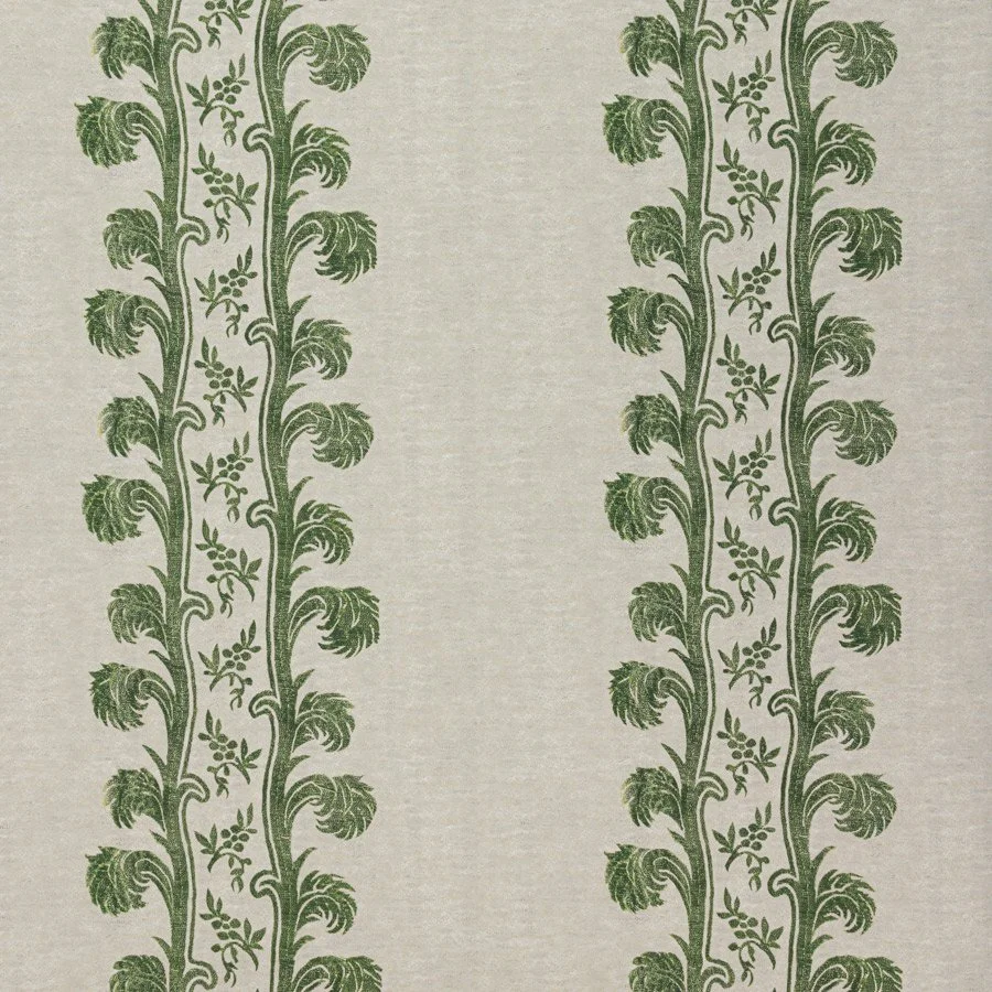 Plume Stripe | Forest Green