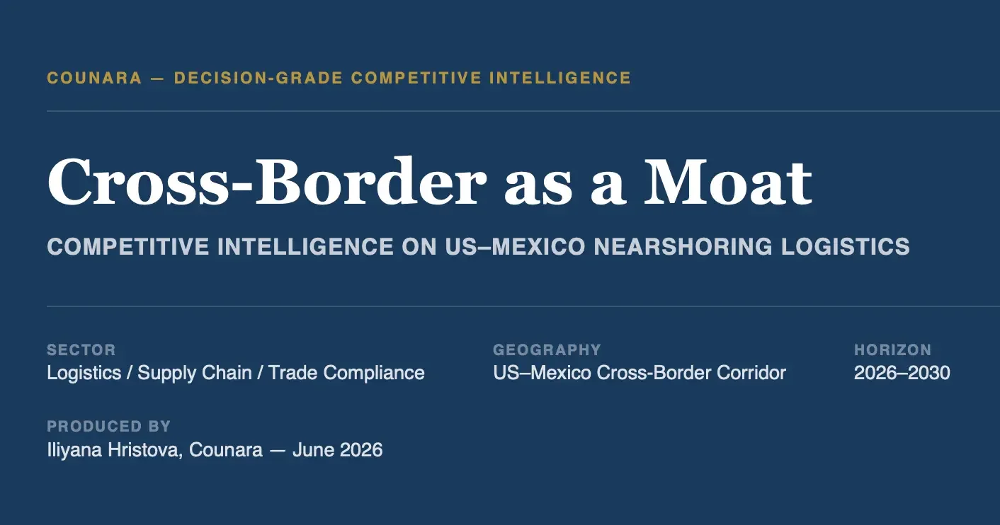 US-Mexico Nearshoring Logistics