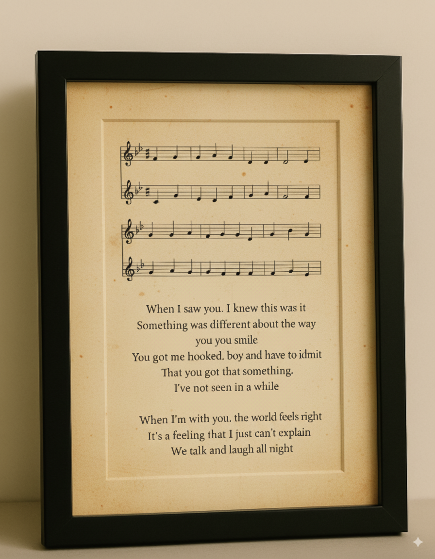 Song + Wall Art Package