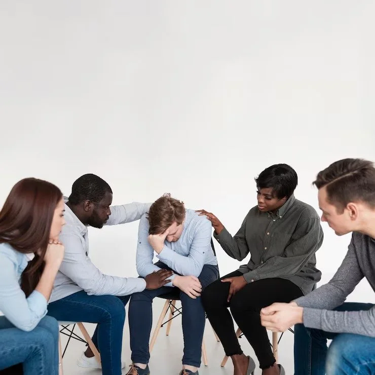 rehab-patient-helping-each-other-move