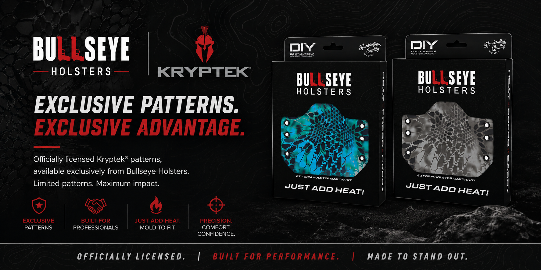 Bullseye Holsters Announces Licensing Partnership with Kryptek Outdoor Group